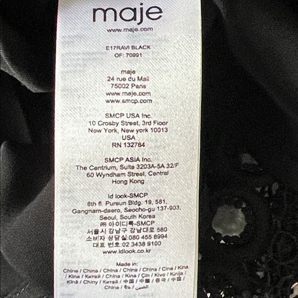 Maje Ravi Grommet-Detail Lace Dress - Picture 9 of 12